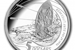 Year of the Surf Lifesaver $5 Silver Proof coin