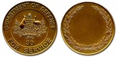 Department of Defence 30 Year Service medal